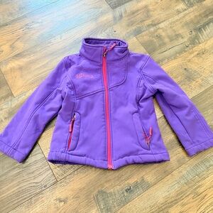 5T girls lightweight Jacket purple